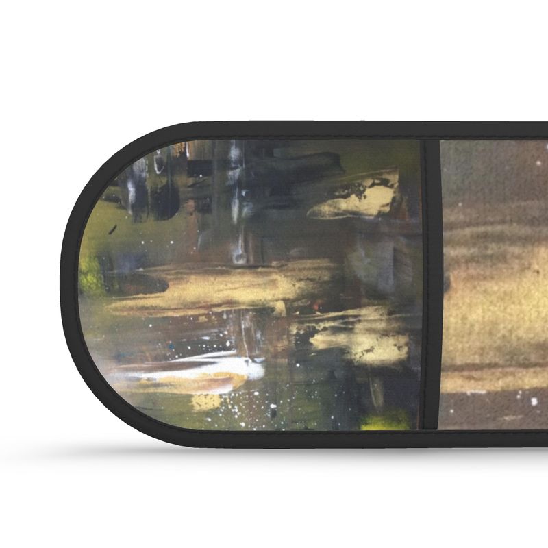 Obsidian Gold Oven glove| Original Artwork Textile