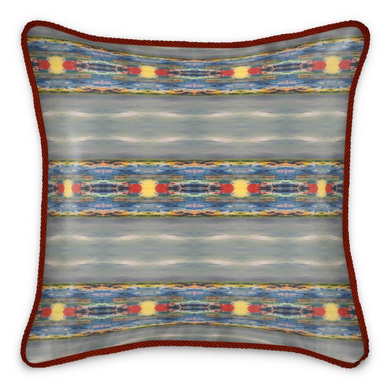 Twilight Tide Silk Cushions