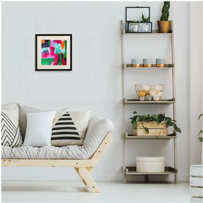 Abundance Framed Silk Scarf