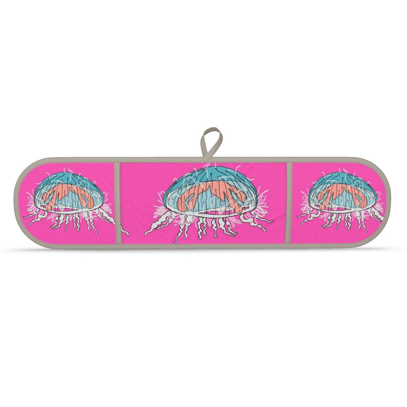 Neon Drift Oven Gloves