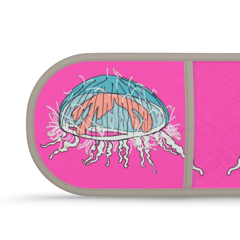 Neon Drift Oven Gloves