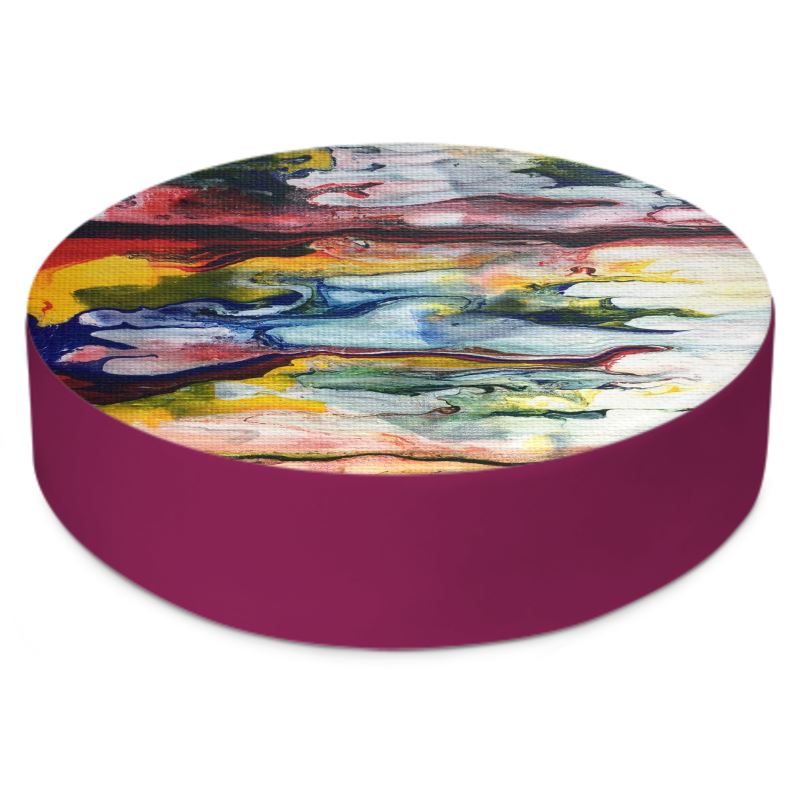 Transcendence Round Floor Cushions