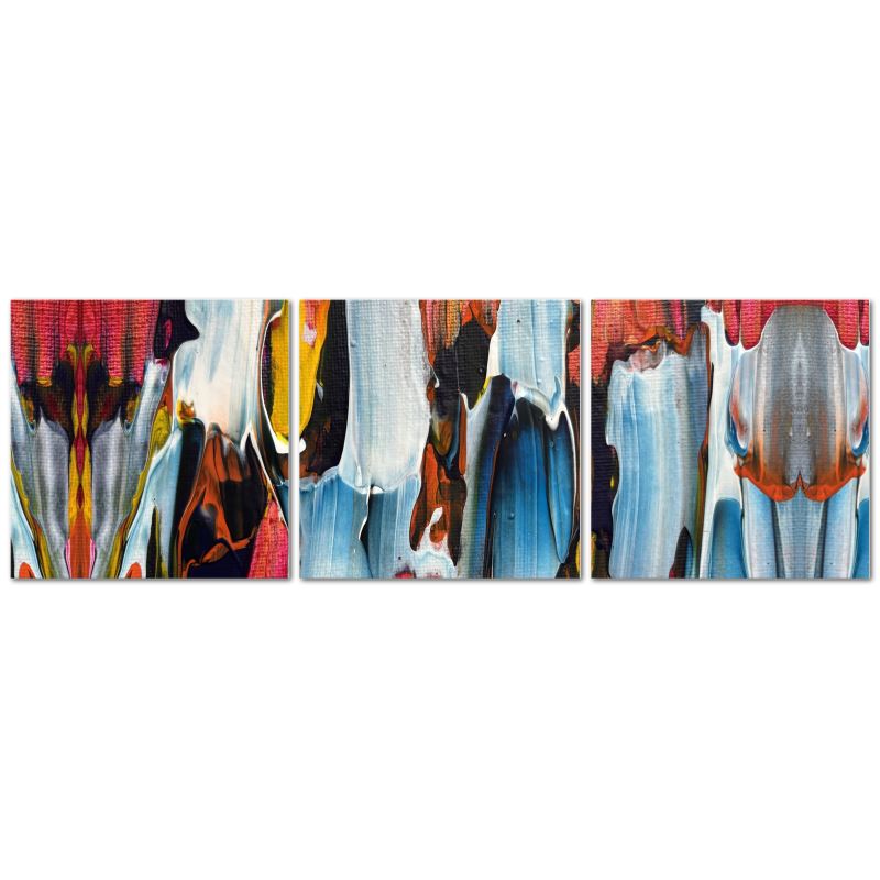 Supreme radiance Triptych Canvas