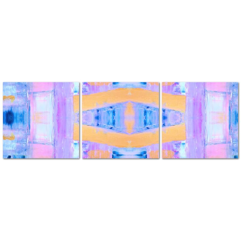 Bright Skies Triptych Canvas