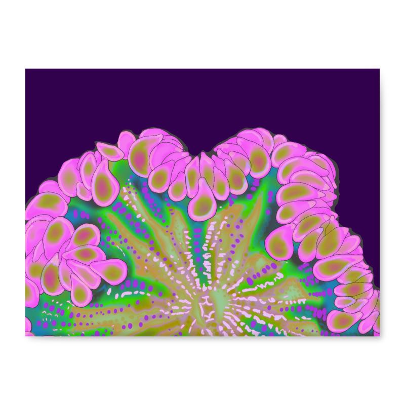 Pink Rock flower Cutting Boards