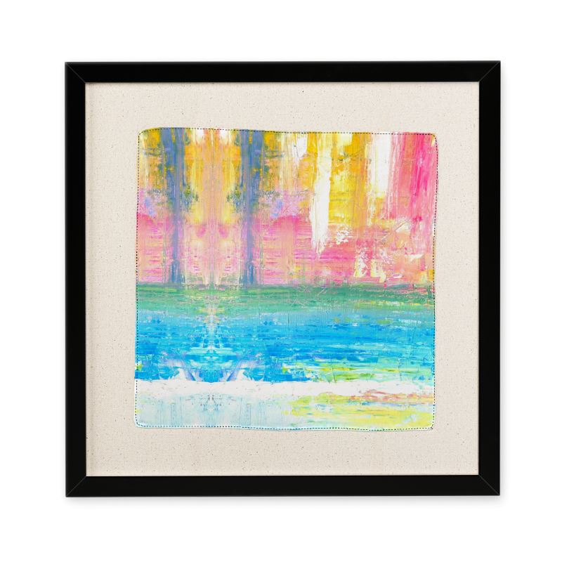 Horizon Framed Silk Scarf