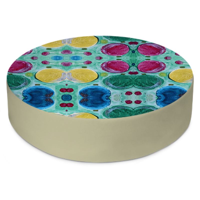 Festive Round Floor Cushions