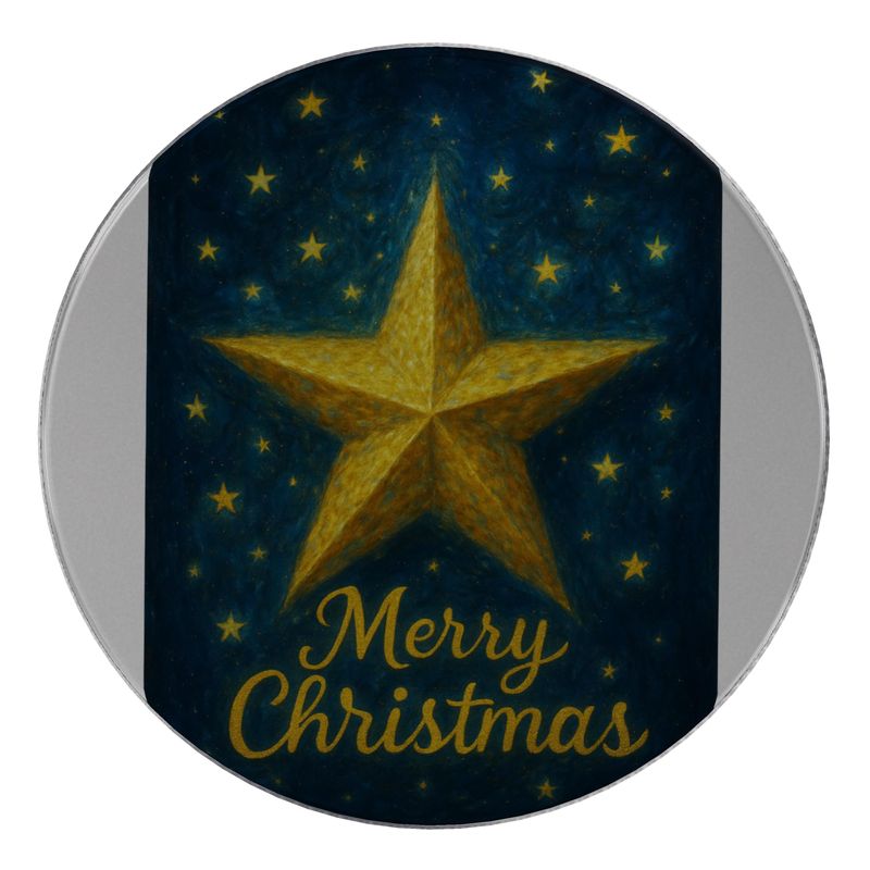 Christmas Star Candle in Jar