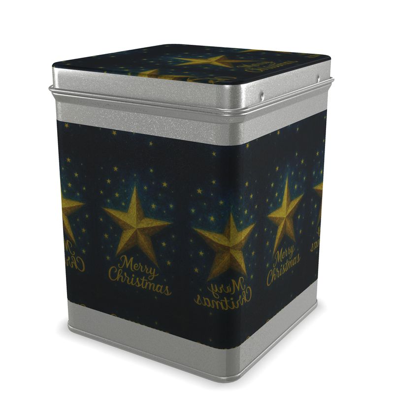 Christmas Star Tea Caddy