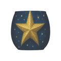 Christmas Star Glass Tealight Candle Holder