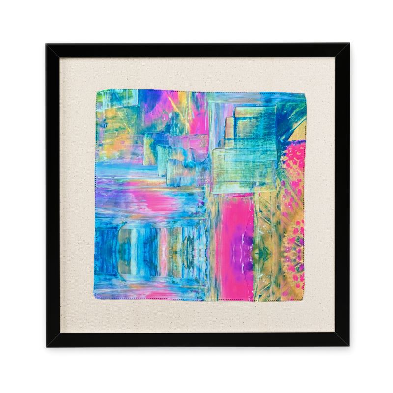 Refractions Framed Silk Scarf