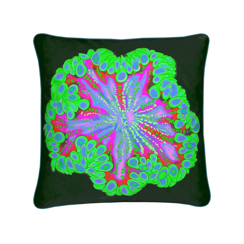 Radiant Rock Flower Cushions