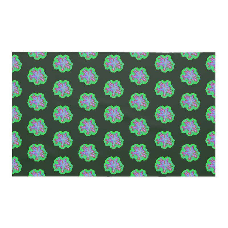 Radiant Rock Flower Tablecloth