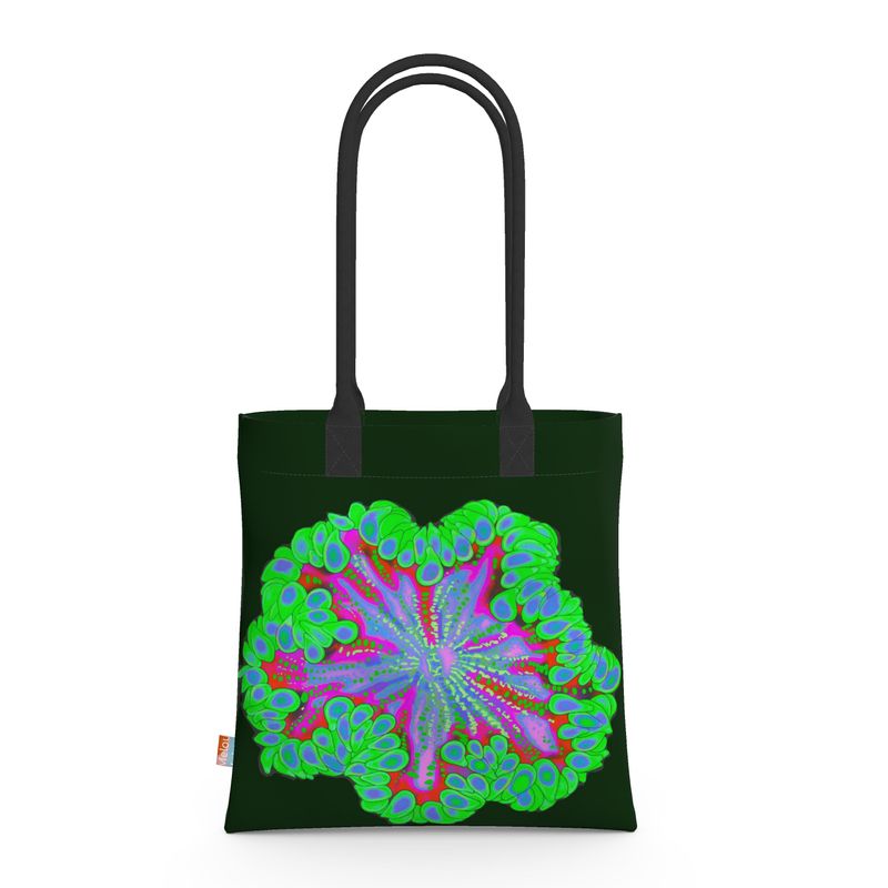 Radiant Rock Flower Tote