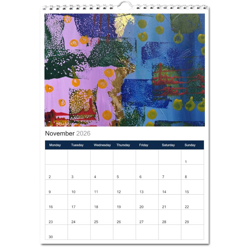 Melissa Abstract art Calendars