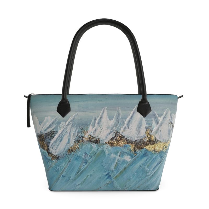 Cool waters Zip Top Handbag